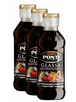 

3x Ponti Glassa Gastronomica 'Crème Balsamique', 200 ml