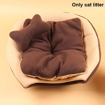 

High Winter Cat Dog Bed House Foldable Soft Warm Animal Puppy Cave Sleeping Mat Pad Nest Kennel Pet Supplies LG66