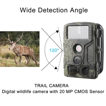 

Infrared Waterproof Hunting Camera 16MP 1080P Wildlife Trail Camera Photo Traps Wildlife Wireless Surveillance Tracking Cameras