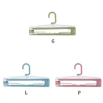 

2019 Best Price Hanger foldable plastic drying rack household towel rack hanger folding hanger New Arrival Tricolor Select