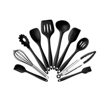 Amazon Горячая силикагель кухонная посуда 10 шт. силикагель кухонная посуда антипригарный горшок набор для приготовления пищи