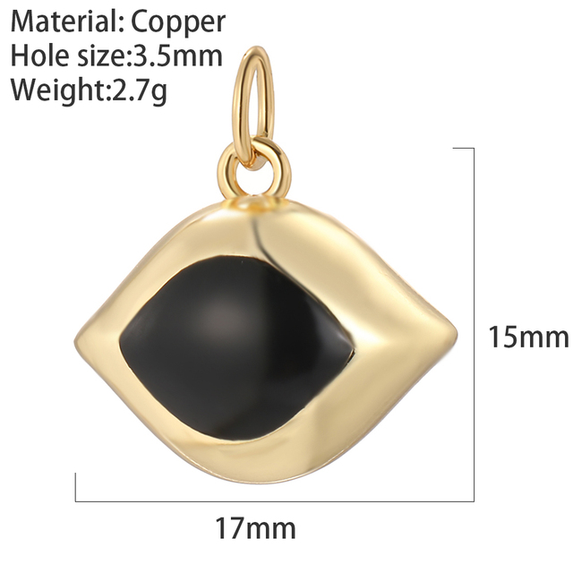 Evil Blue Eye Charms for Jewelry Making Supplies Boho Cute Gold Earrings Charms Diy Necklace Bracelet Keychain Pendant