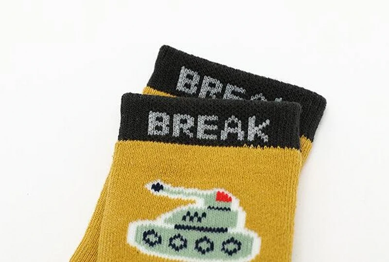 5 Pairs/Lot New Winter Boys Socks Plus Velvet Thick Cotton Children Socks 3-15 Year Kids Socks For Boys
