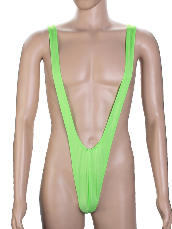 SEXY MEN THONG MANKINI FANCY DRESS SWIMSUIT COSTUME SUMMER BEACH V-shaped  Thong is the ultimate in sexy fun wear
