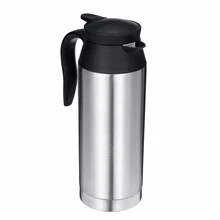 Электрический чайник из нержавеющей стали, 12 В/24 В, 800 мл, в машине, для путешествий, кофе, чая, кружка с подогревом, моторное кипячение горячей воды для автомобиля, грузовика