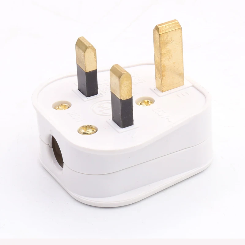 2 шт. UK(G) позолоченный 13A HIFI сетевой разъем питания, Великобритания Ирландия разъем