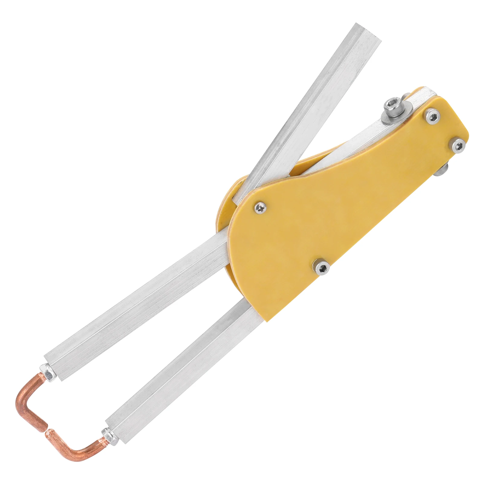Spot Welding Machine Pressure Adjustable Special-shaped Epoxy Board Butt-Soldering Tongs Solder Pen 1+1 mm Steel Plate