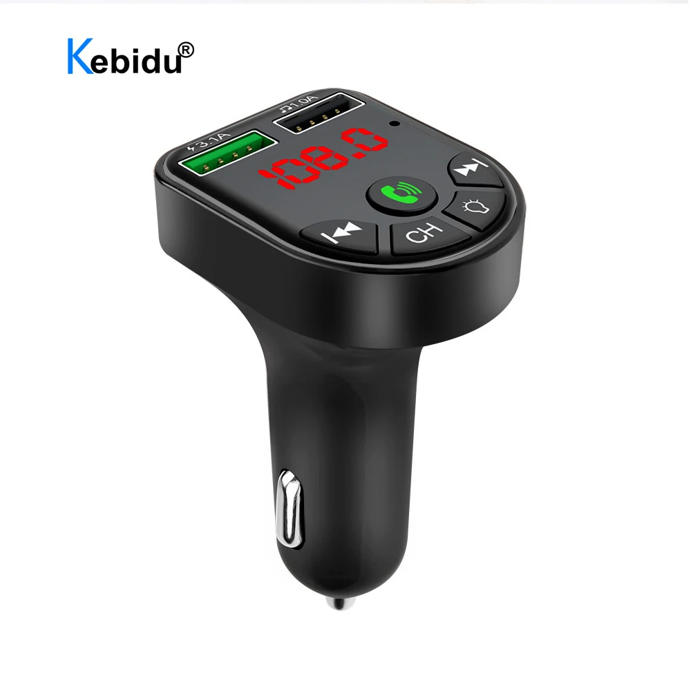 Автомобильное зарядное устройство Bluetooth FM-передатчик автомобильный аудио