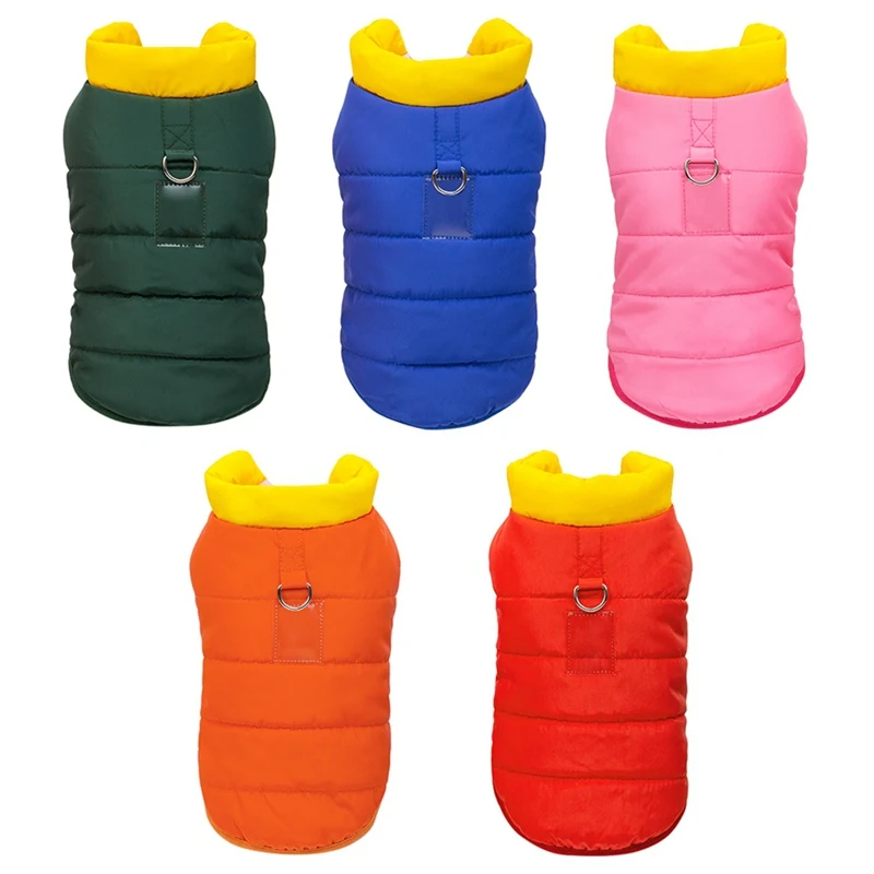 Warm Dog Clothes For Small Dog Windproof Winter Pet Dog Coat Jacket Padded Clothes Puppy Outfit Vest Chihuahua Clothing