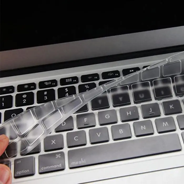 Прочная ультратонкая клавиатура крышка для Macbook компьютера прозрачная