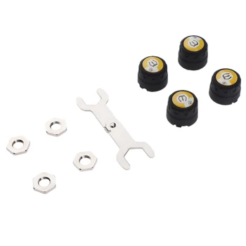 

Car Tire Pressure TPMS Bluetooth Alarm Warning Monitor 4 External Sensor