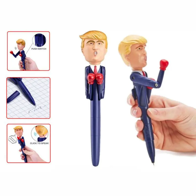 Новейшая говорящая ручка Дональда Трампа забавная игрушка для рождественских