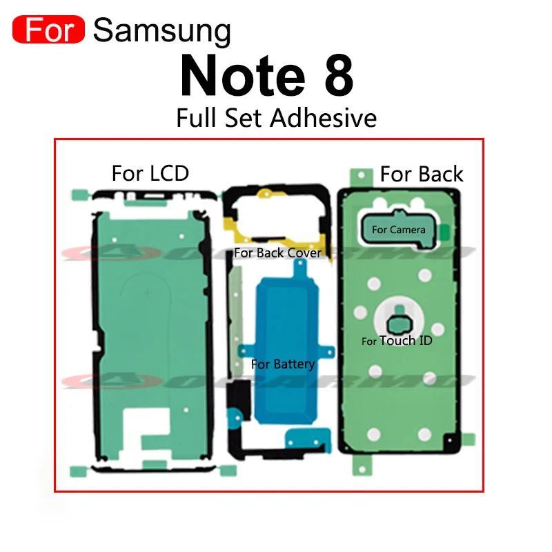 Waterproof Adhesive Tape Glue Sticker for Front LCD and Back Cover Assembly