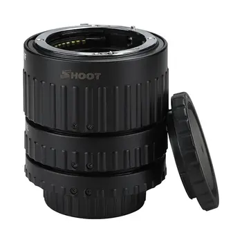 

SHOOT Auto Focus AF Macro Extension Tube Set for Nikon D-SLR AF AF-S DX D3300 D3200 D5500 Camera