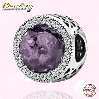 

925 Sterling Silver Fit Pandora Charms Silver 925 Original Bracelets 2020 New Fashion Zircon Beads For Female DIY Jewelry Making