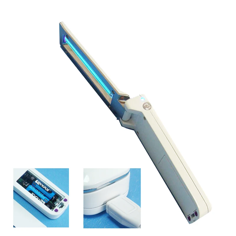 

Handheld UVC Lamp Viruses Germs Bacteria Killer of Mobile Phones and Keyboards sterilizer wand