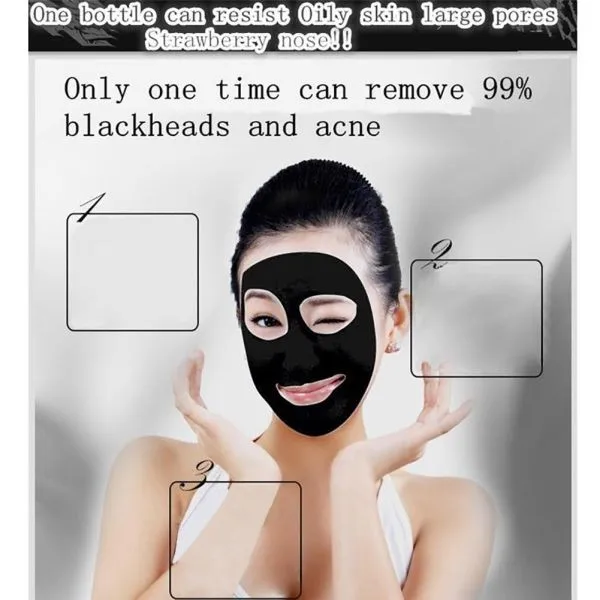 Всасывание черная маска Blackhead маска для удаления эффективный полный уход за кожей лица Лечение угрей Clear Blackhead из носа щека