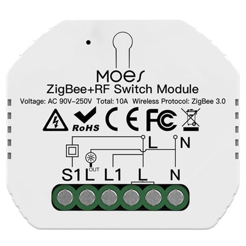 Умный модуль высветильник еля света Tuya ZigBee 3 0 1 комплект умный беспроводной пульт