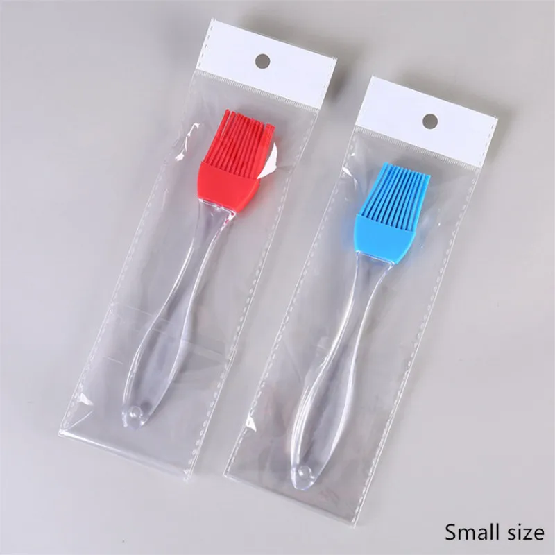 2Pcs/lot Silicone Butter Brush Bakery Crystal Handle Grill BBQ Brush Baking Tools for Cakes Reposteria y Pasteleria Accesorios
