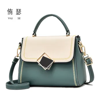 

Female Top-handle small bag texture cross-body women Handbags new style 2020 fashionable single shoulder bag wide band small s