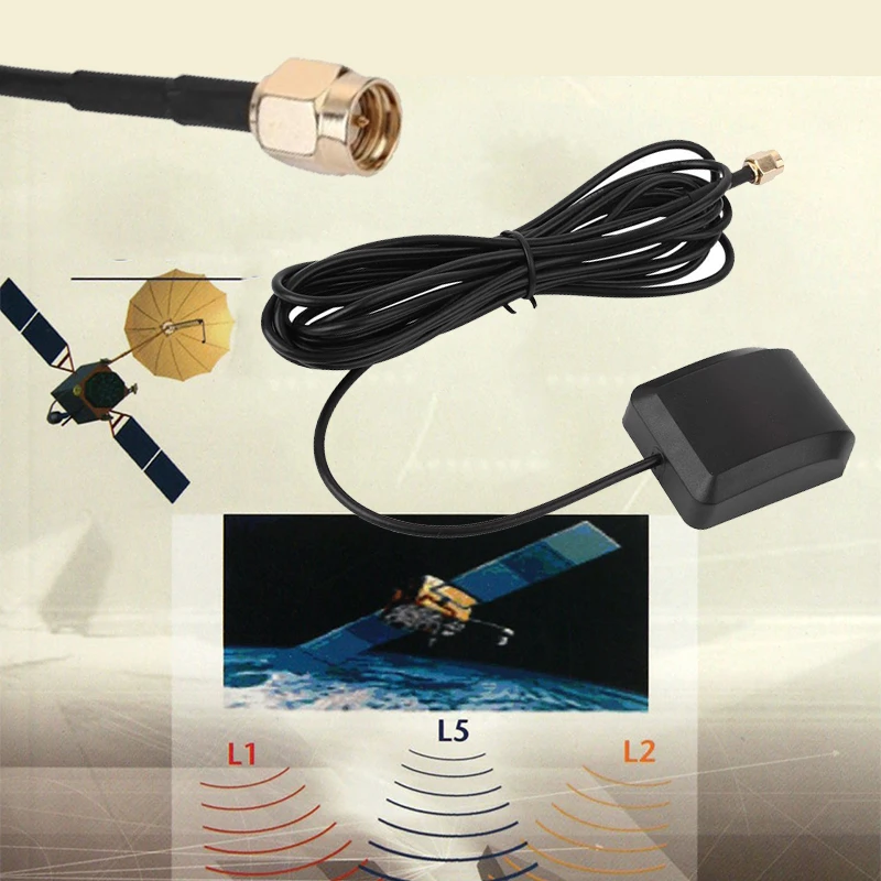 Антенный Разъем премиум качества gps активная антенна 300 см усиление универсальная навигационная ГЛОНАСС Антенна gps Аксессуары