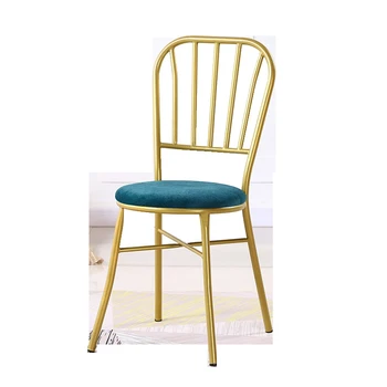 

8000 Nordic Family Hotel Coffee Western Restaurant Hotel Table And Chair Modern Simple Iron Chair Net Red Back Chair