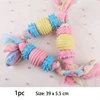 Pet Dog Toys For Small Dog Chews TPR Knot Toys Bite Resistant Molar Teeth Cleaning Dog Training Supplies Interactive Accessories 5
