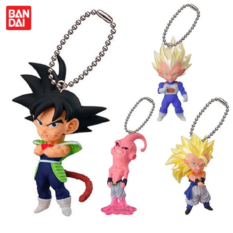 BANDAI Dragon Ball Z Super Saiyan Vegeta Majin Buu Son Goku Gogeta экшн ПВХ коллекционные модели игрушки Аниме