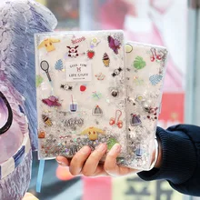 A6 PVC Cover School Notebook Diary Stationery Account Note Book Agenda Planner Lovely Sketchbook Office bullet journal Notepad