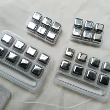Xbees из нержавеющей стали виски кубики льда из камня Виски камни белые керамические кубики