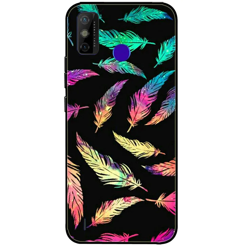 mobile phone cases with card holder For ZTE Blade A51 Case Phone Cover Soft Silicone Painting Cases for ZTE Blade A51 A 51 Back Cover TPU Black Bumper for BladeA51 cell phone belt pouch Cases & Covers