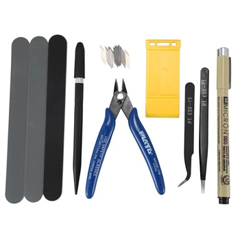 

Gundam Modeler Basic Tools Craft Set For Car Model Building Kit NEW