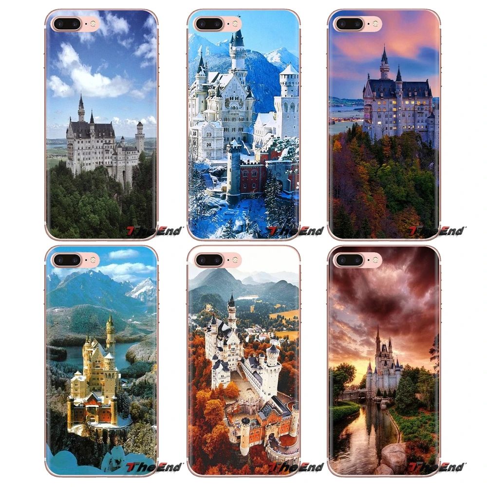 Transparent Soft Case For Xiaomi Mi6 Mi 6 A1 Max Mix 2 5X 6X Redmi Note 5 5A 4X 4A A4 4 3 Plus Pro Schloss Neuschwanstein Castle |
