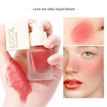 

Liquid Blush Sweet Cute Long-lasting Brighten Waterproof Easy Color Liquid Blusher Cosmetic2020 New 6 Colors