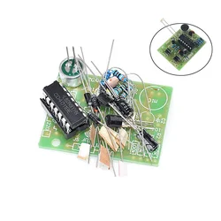Kit de commande de commutateur sonore et lumineux, lampe à incandescence led à économie d'énergie cd4011, module de commande vocale à monter soi même 
