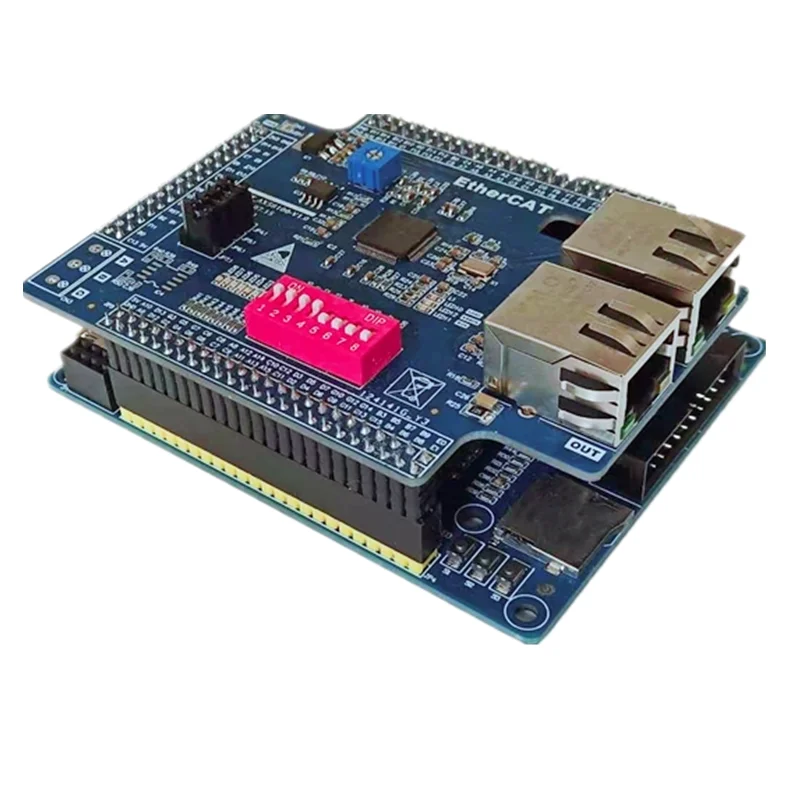 Макетная плата Ethernet обучающая STM32F407 / ET1100 LAN9252/AX58100 основная плата|Запчасти для