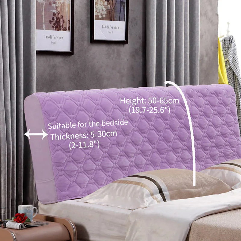 All-inclusive Headboard Cover Thicken Bed Head Cover Elastic Bedspread Washable Bed Head Back Protection Colchas Para Cama