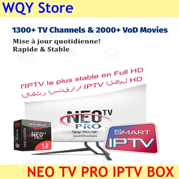 

French Iptv subscription Neotv pro Live TV VOD Movies channels French Arabic Europe Neo IPTV M3U Smart TV Android TV BOX