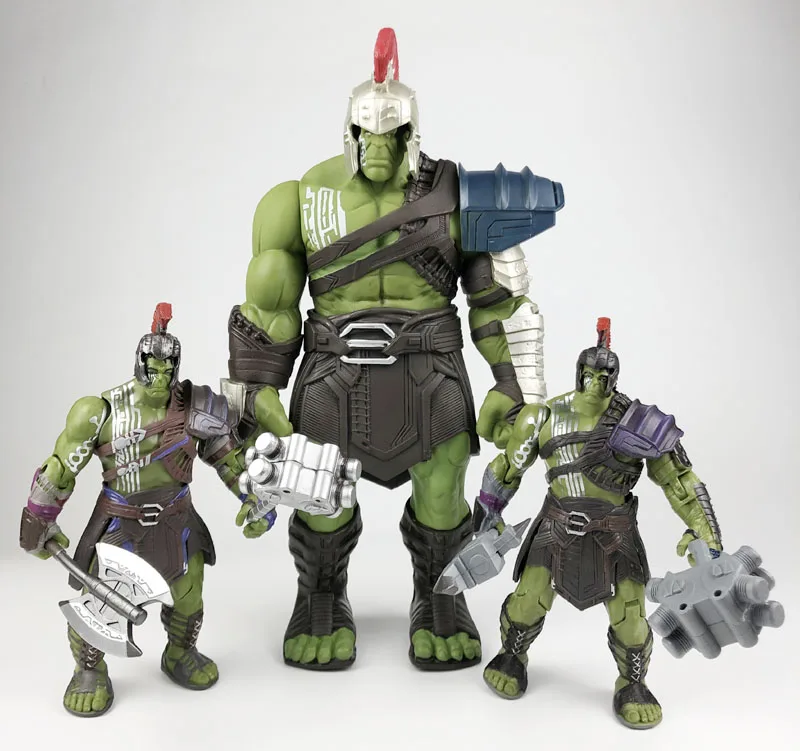 Военный молоток боевой топор Гладиатор Халк фигурка Мстители Тор 3 Ragnarok Броня ПВХ подвижная аниме модель игрушки 36 см подарок бесплатно