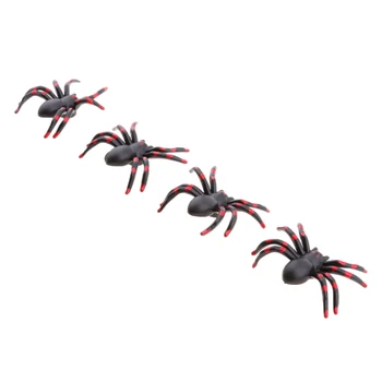 

4Pcs Rubber Spider Shape Tire Valve Caps Motorcycle Car Bike Tire Wheel Air Valve Caps Dustproof Covers Red