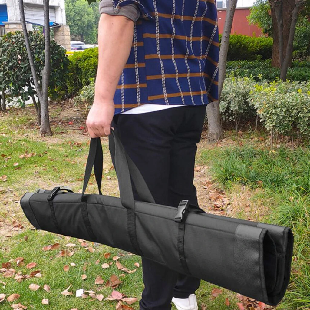 Fishing Bag Fishing Rod Reel Case Carrier Holder Fishing Pole Storage Bags Fishing Gear Organizer Travel Carry Case Bag