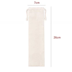 Eco - Friendly Reusable Metal Drinking Straws - Durable 304 Stainless Steel, Bent & Straight Options (White Bag)