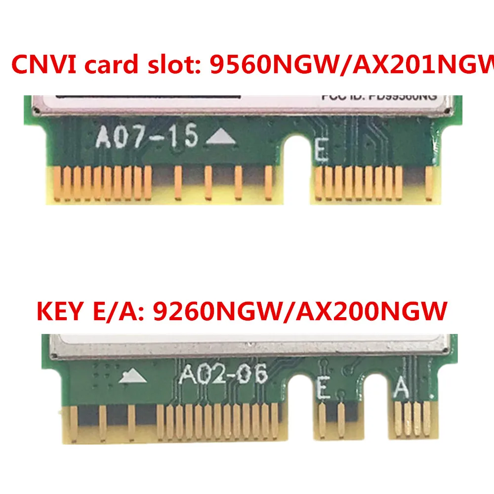 С 2 антеннами Intel AC 9560 9560NGW 1 73 Гбит/с беспроводная карта M2 CNVi 802.11ac Bluetooth 5 0 для Windows
