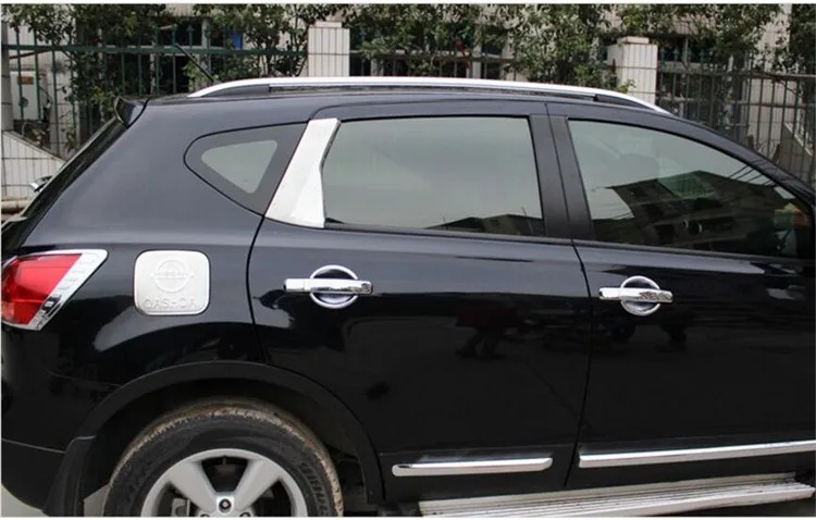 Для Nissan Qashqai 2007 2008 2009-2013 багажник на крышу рейлинги бар багаж несущей штанги Топ Стойки рельсовые коробки алюминиевый сплав