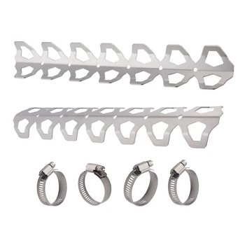 

Stainless Steel Motorbike Stainless Steel Exhaust Pipe Heat Shield Cover for BMW F800GS F650GS F700GS F800GT