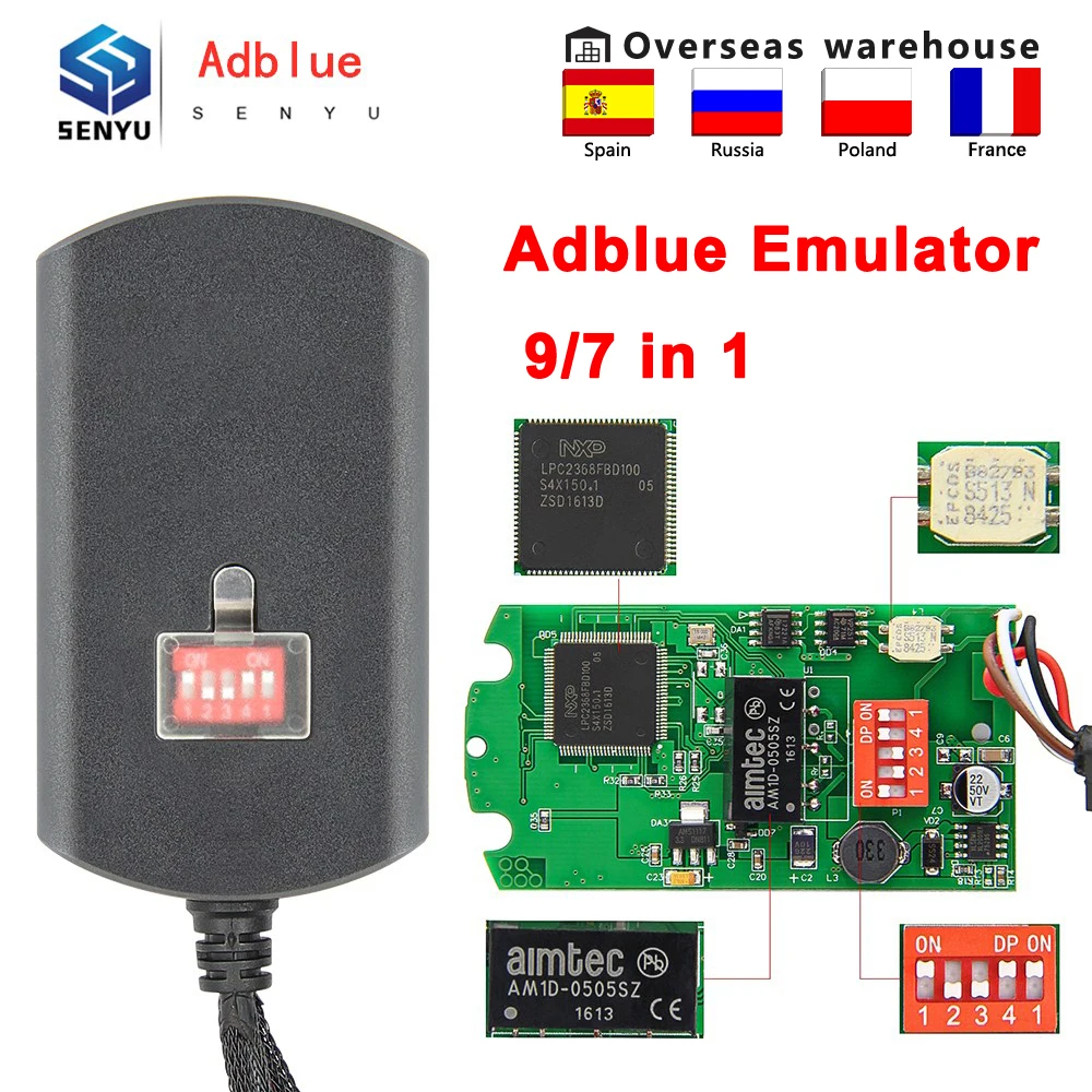 Эмулятор Adblue 9 в 1 эмулятор 8 и 7 EURO 4 / 5 для Scania грузовика Volvo AdBlue коробка | Автомобили