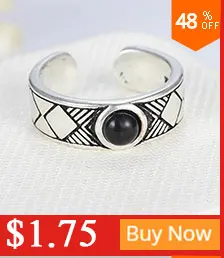 Трендовые панк 925 пробы серебряные Многослойные большие геометрические кольца для женщин свадебные мужские ювелирные изделия кольца на палец