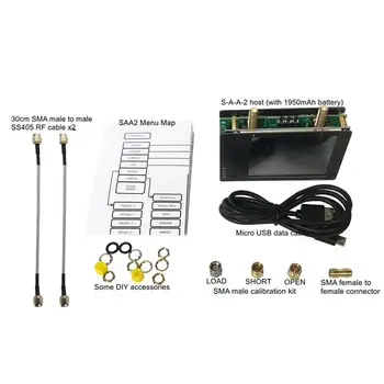 

New type vector network analyzer short wave HF VHF UHF antenna analyzer vector network analyzer antenna analyzer battery