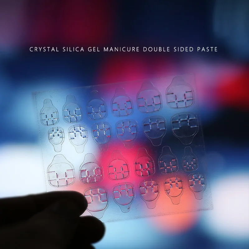 5Sheet 10Sheet Transparent Double Sided Adhesive Tapes Stickers False Fake Nails Sticker Nail Tips Extension Stick 5