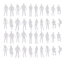 Set de 40 figuras sin pintar modelo persona modelo personas Diorama